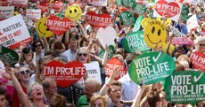 Thousands turn out for pro-life rally in Dublin as website hacked