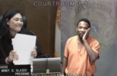 Emotional court room school reunion for judge and alleged burglar
