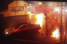This Clones car was caught on camera smashing into traffic lights last night