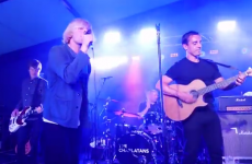 Gary Neville joins legendary Madchester band on stage to show off his guitar skills