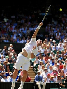 Not even Roger could handle this monstrous, history-making serve sent down by Sam Groth