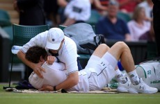 Andy Murray needed a cuddle with the trainer to get the better of Andreas Seppi