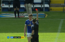 There was an unusual red card in Cavan v Roscommon