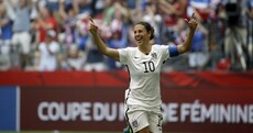 Four years after costing her team a World Cup, Carli Lloyd scored a hat-trick in the final
