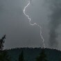 Lightning caused the biggest headache for telly transmissions in 12 years yesterday