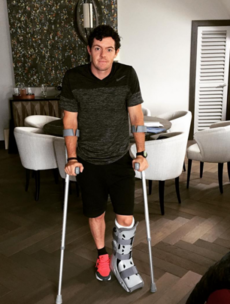 Football game puts Rory McIlroy's Open defence in doubt