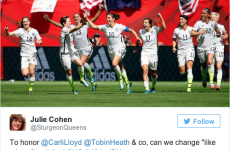 The phrase 'play like a girl' was brilliantly redefined on the internet last night