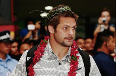 The All Blacks got a rousing welcome ahead of an historic game in Samoa