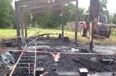 Club ruined by fire are down to their last two footballs...