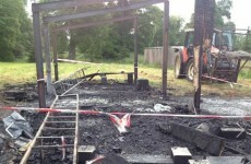 Club ruined by fire are down to their last two footballs...