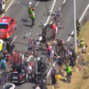 Dan Martin escapes carnage of horrific crash to finish 4th in today's Tour de France stage