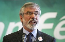 Bomb threat on Gerry Adams' house