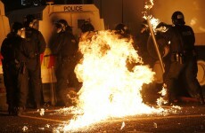 Crate of petrol bombs seized from group of more than 20 youths