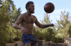 McGregor displays some impressive football skills in the new Embedded