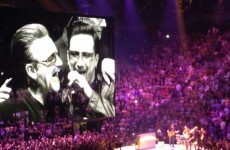 U2 invited their own tribute band to perform on stage and they had the time of their lives