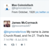 This Twitter interaction between two Dublin men contains the freakiest coincidence...