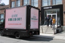 This 'go home Irish' ad has created quite a buzz on the streets of Toronto