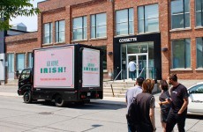 This ‘go home Irish’ ad has created quite a buzz on the streets of Toronto