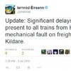 There are major delays to trains out of Dublin - and people aren't happy