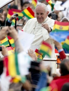 Pope Francis nipped into Burger King to get changed before mass today