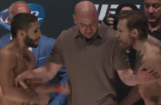 McGregor and Mendes make weight at a packed MGM Grand