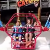 The heartstopping moment a bungee cord snapped on a catapult ride