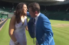 This BBC Wimbledon reporter hugged a guest and made things SO awkward