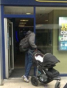 Man sought after trying to sell baby in a shopping arcade