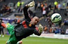 Valdes omitted from United tour squad, but De Gea travels