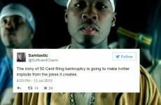 50 Cent declared himself bankrupt and the internet quickly reacted