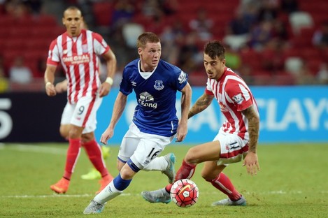 McCarthy was in action against Stoke earlier on Wednesday.