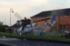 Man arrested after helicopter crash at Longford pub