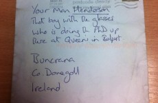 This genius Donegal postman actually managed to deliver this letter