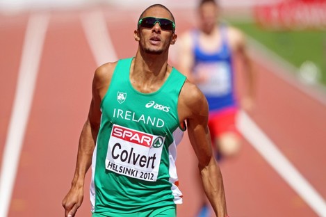 Steven Colvert during the 2012 European Athletics Championships.