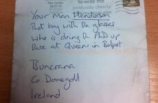 This letter to 'your man Henderson' actually got delivered to the right person