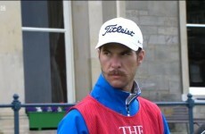 This golf caddie's hipster moustache is bringing the internet much joy