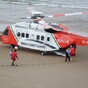Two youths stranded on rocks airlifted to hospital