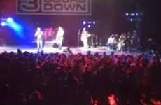 This band stopped a gig to boot out a man in the audience who shoved a woman