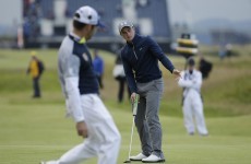 Paul Dunne felt 'at home, comfortable' while forcing his way in to Open Championship lead