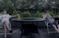 These two lads summed up the reality of an Irish summer