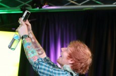Ed Sheeran just banned selfie sticks from his Croke Park concerts