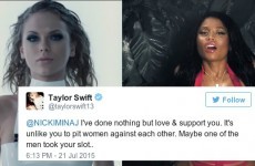 Taylor Swift and Nicki Minaj threw serious shade at each other on Twitter