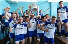 Dick Clerkin leads the Monaghan party with a belting rendition of You'll Never Walk Alone