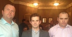 These men tried to launch a new party ... but anti-racism protesters gate-crashed their event
