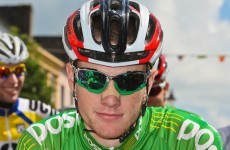 One of Ireland's three Tour de France participants dropped out today