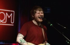 Ed Sheeran's secret gig in Dublin last night looked like serious craic