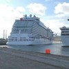 10,000 tourists, four MASSIVE ships: The cruise-liners are jammed into Dublin today