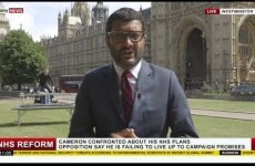 That video of magicians hijacking a live Sky News report is unfortunately fake