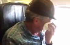 Watch a man taking his first flight at the age of 57