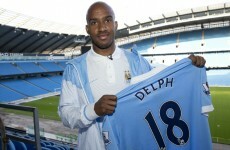 Fabian Delph's Manchester City debut didn't last very long